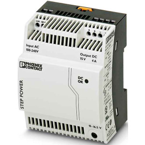 PHOENIX CONTACT Hutschienen-Netzteil (DIN-Rail) Phoenix Contact STEP-PS/1AC/15DC/4 15 V/DC 4 A 60 W 