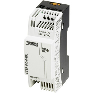 PHOENIX CONTACT Hutschienen-Netzteil (DIN-Rail) Phoenix Contact STEP-PS/1AC/24DC/0.75 24 V/DC 0.83 A 