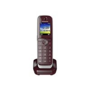 PANASONIC KX-TGJA30EXR weinrot, Mobilteil für TGJ310/320/322/323 ink. Ladeschale 