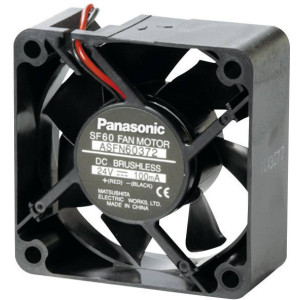 PANASONIC Axiallüfter 12 V/DC 26.4 m³/h (L x B x H) 60 x 60 x 25 mm Panasonic ASFN64371 Zubehör 