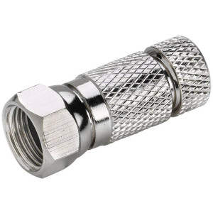 CONRAD F-Stecker wasserdicht Kabel-Durchmesser: 6 mm 
