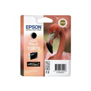 EPSON T0878 mattschwarz Tintenpatrone 