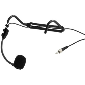 MONACOR Headset Gesangs-Mikrofon IMG Stage Line HSE-821SX Übertragungsart:Kabelgebunden inkl. Windsc 