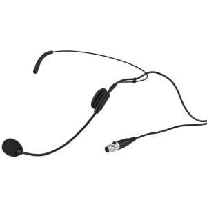MONACOR Headset Sprach-Mikrofon IMG Stage Line HSE-72 Übertragungsart:Kabelgebunden inkl. Windschutz 