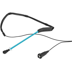 MONACOR Headset Sprach-Mikrofon IMG Stage Line HSE-200WP/BL Übertragungsart:Kabelgebunden 