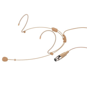 MONACOR Headset Sprach-Mikrofon IMG Stage Line HSE-140/SK Übertragungsart:Kabelgebunden inkl. Windsc 