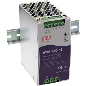 MEAN WELL Hutschienen-Netzteil (DIN-Rail) Mean Well WDR-240-24 24 V/DC 10 A 240 W 1 x 