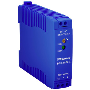 TDK Hutschienen-Netzteil (DIN-Rail) TDK-Lambda DRB-30-24-1 24 V/DC 1.25 A 30 W 1 x 