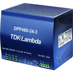 TDK Hutschienen-Netzteil (DIN-Rail) TDK-Lambda DPP-480-24-3 24 V/DC 20 A 480 W 1 x 