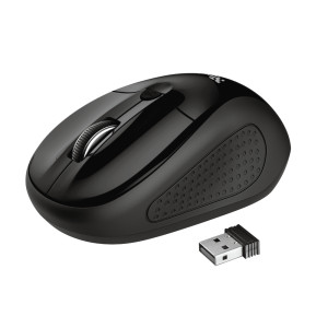  TRUST Funk-Maus Optisch Trust Primo Wireless Mouse Schwarz Mäuse 