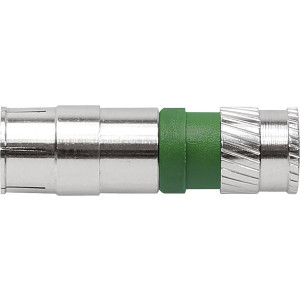 AXING Koax-IEC-Stecker-Kompression Kabel-Durchmesser: 4.9 mm 
