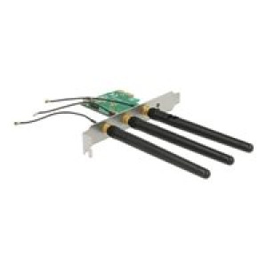 DELOCK PCIe>1x M.2 mit 3 Antennen | Low Profile 