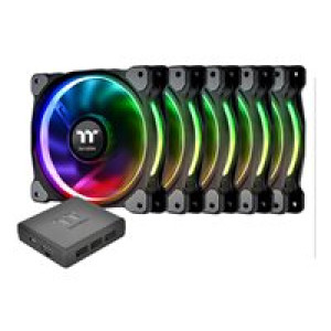  THERMALTAKE Riing 12 LED RGB 5er Set 120x120x25mm | Premium Edition Gehäuse kühler 