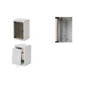 TRITON Delta 25,40cm (10") - Wandschrank - RAL 7035 - 9U - 25,4 cm (10") (RBA-09-AS3-CAX-) 