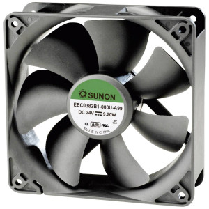  SUNON Axiallüfter 12 V/DC 234.46 m³/h (L x B x H) 120 x 120 x 38 mm Sunon EEC0381B1-000U-A99 Gehäuse kühler 