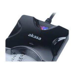  AKASA External Smart Card Read USB 2.0 Schwarz Smart-Card-Lesegerät (AK-CR-03BKV2)  