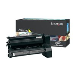 LEXMARK Besonders hohe Ergiebigkeit Gelb Tonerpatrone LCCP, LRP 