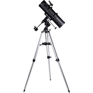 BRESSER Optik Spiegel-Teleskop Spica 130/650 EQ2 carbon Äquatorial Newton, Vergrößerung 32 bis 488 x 