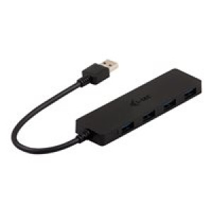 COMDIS I-TEC USB 3.0 Slim Passive HUB 4 Port ohne Netzteil, ideal fuer Notebook Ultrabook Tablet PC 