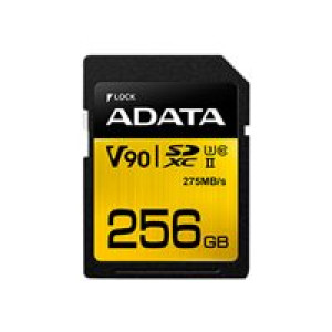  A-DATA SDXC UHS-II CL10 U3 256GB SD V90 4K/8K  