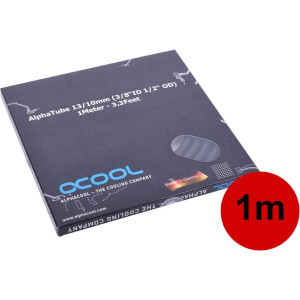  ALPHACOOL AlphaTube HF 13/10 UV bk 1m Kühler 