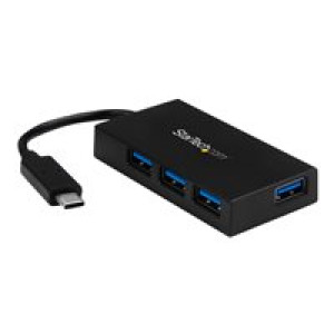 STARTECH.COM 4 Port USB 3.0 Hub - USB-C zu 4x USB-A - Kompakter USB C Hub - USB Typ C Hub - USB Hub 