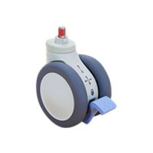  ERGOTRON 3-Funtionen Laufrolle fuer StylView Fahrwagen weiss  