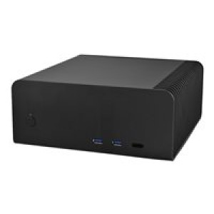 STREACOM ST-FC8B Alpha Fanless HTPC Aluminium Gehäuse - schwarz 