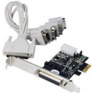 LONGSHINE Controller PCIe 4x Seriell powered (RS232C) retail (LCS-6324P) 