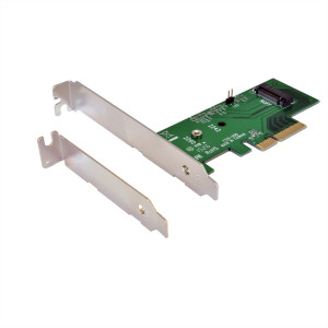 EXSYS PCIe (x4) Controller zu M.2 NGFF Modul inkl. Low Profile Bügel (EX-3650) 