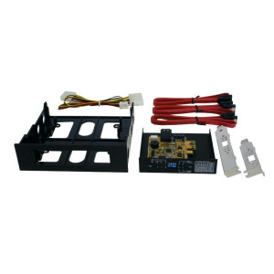 EXSYS EX-3455 - Speichercontroller (RAID) - 2 Sender/Kanal - SATA-600 - 600MBps - RAID 0, 1 - SATA-6 