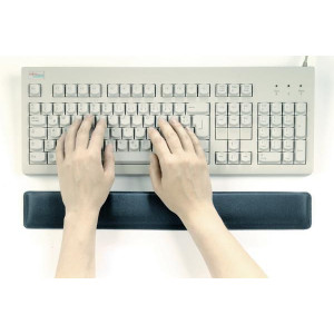 DURABLE Wrist Support with Gel - Tastatur-Handgelenkauflage - Anthrazit (5749-58) 