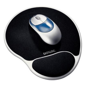 LEITZ Esselte-Leitz DATALINE Premium Gel Mouse Pad - Mauspad mit Handgelenkpolsterkissen - Schwarz, 