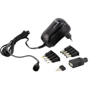 HYCELL Steckernetzteil, einstellbar 1201-0007 3 V, 4.5 V, 5 V, 6 V, 7.5 V, 9 V, 12 V 1000 mA 12 W (1 