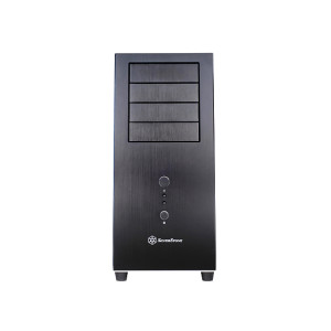 SILVERSTONE TJ04-E Midi-Tower Schwarz, Silber ( SST-TJ04B-E ) 