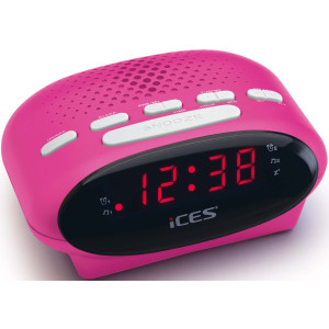 LENCO ICR-210 Uhr Pink Radio (ICR210 PINK) 