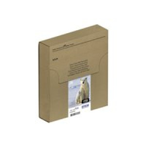 EPSON 26 Multipack Easy Mail Packaging 4er Pack Schwarz, Gelb, Cyan, Magenta Tintenpatrone 