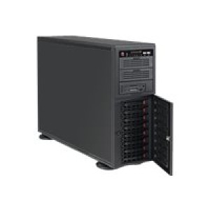 SUPERMICRO SuperChassis 743AC-668B, Full-Tower, Power Supply 668W 80+ Platin, 8x 3.5" hot-swap, 3x 5 