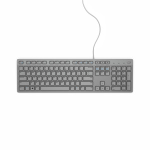  DELL KB216 - Tastatur - USB - USA International (QWERTY) - Grau - für Inspiron 3459; Latitude 34XX, Tastaturen 