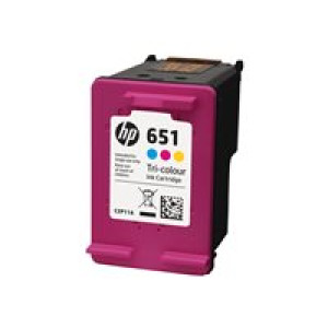 HP 651 dreifarbig Ink Advantage Tintenpatrone 