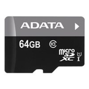  A-DATA Micro SDHC Retail 85MB/25MB/s 64GB  