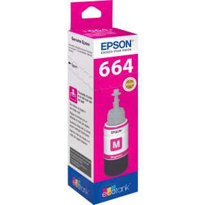 EPSON Nachfülltinte T6643 Original Magenta C13T66434010 