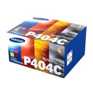 SAMSUNG CLT P404C 4er Pack Schwarz, Gelb, Cyan, Magenta Tonerpatrone (SU365A) 
