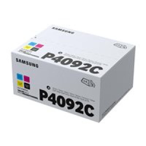 SAMSUNG CLT P4092C 4er Pack Schwarz, Gelb, Cyan, Magenta Tonerpatrone (SU392A) 