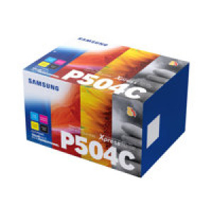 SAMSUNG CLT P504C 4er Pack Schwarz, Gelb, Cyan, Magenta Tonerpatrone 