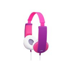 JVC HA-KD5-P-E Kinder Kopfhörer On Ear Lautstärkebegrenzung - Leichtbügel Pink, Lila 