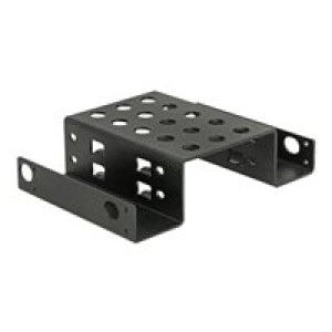 DELOCK Einbaurahmen 2 x 2.53 zu 5.253 schwarz 