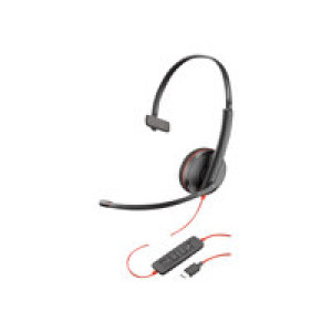 PLANTRONICS Headset Blackwire C3210 monaural USB-C 