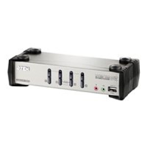  ATEN KVM Umschalter, 4-fach, CS-1734B, USB, PS/2, Audio, OSD  