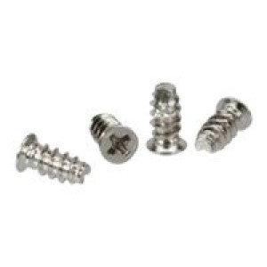  INLINE Lüfterschrauben 5,0x10,0mm silber 50Stück Zubehör 